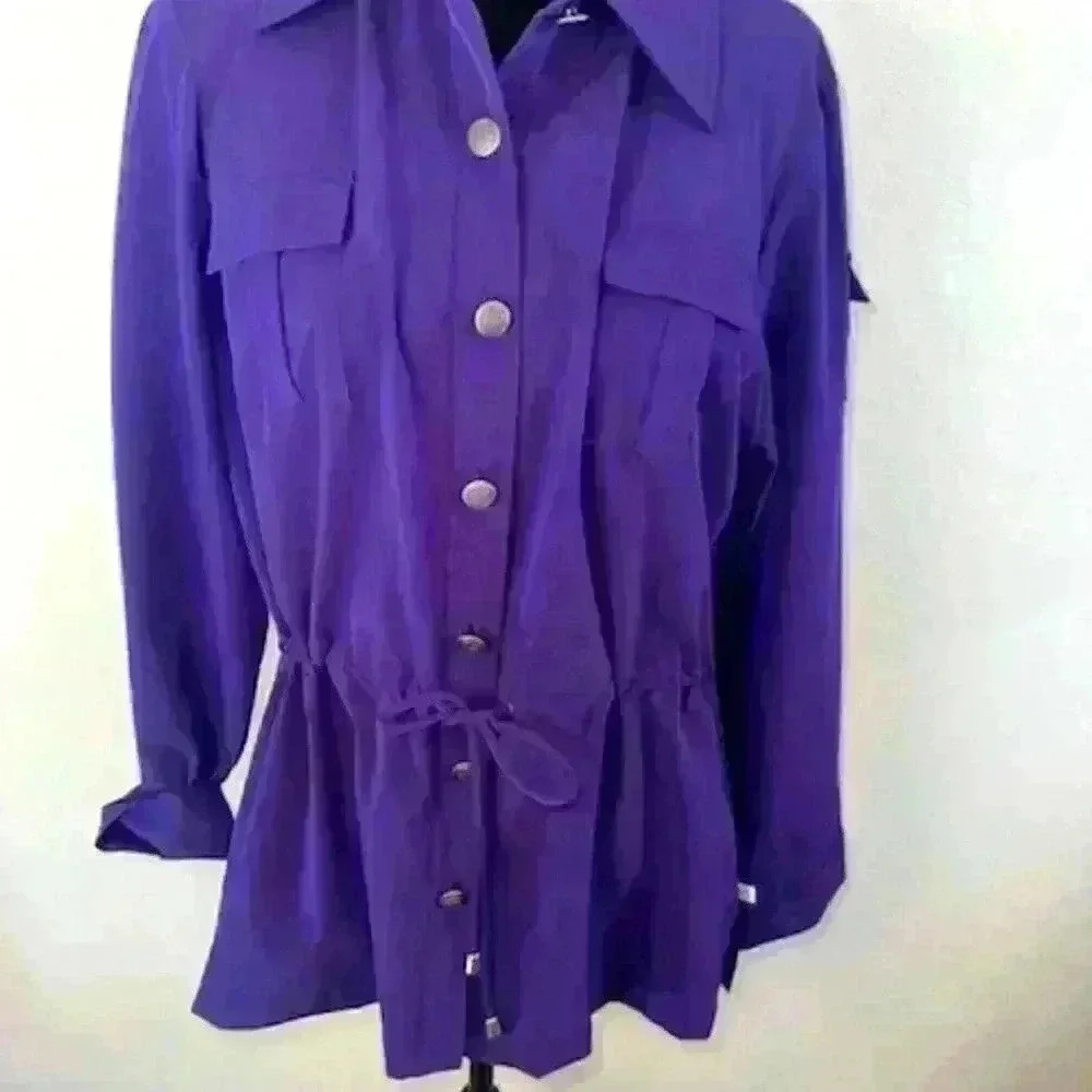 Zenergy by Chico's‎ Drawstring Utility Jacket